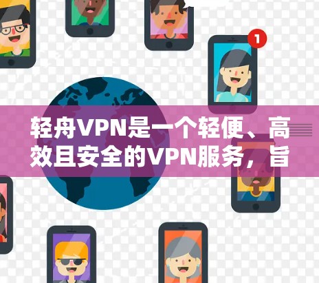 轻舟VPN是一个轻便、高效且安全的VPN服务,旨在为用户提供简单易用的VPN连接体验。以下是对轻舟VPN的详细介绍 轻舟VPN是一个轻便、高效且安全的VPN服务,旨在为用户提供简单易用的VPN连接体验。以下是对轻舟VPN的详细介绍