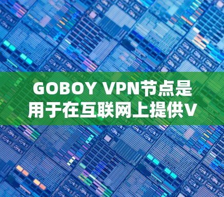 GOBOY VPN节点是用于在互联网上提供VPN服务的网络节点，主要包括内部节点和外部节点。以下是对GOBOY VPN节点的详细分析