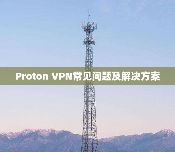 Proton VPN常见问题及解决方案