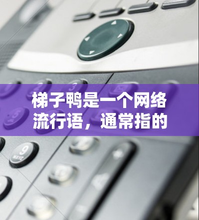 梯子鸭是一个网络流行语,通常指的是一个在某个社区或者网络中的大鱼。它通常用来形容一种非常受欢迎或强大的人物、团队、产品等 梯子鸭是一个网络流行语,通常指的是一个在某个社区或者网络中的大鱼。它通常用来形容一种非常受欢迎或强大的人物、团队、产品等
