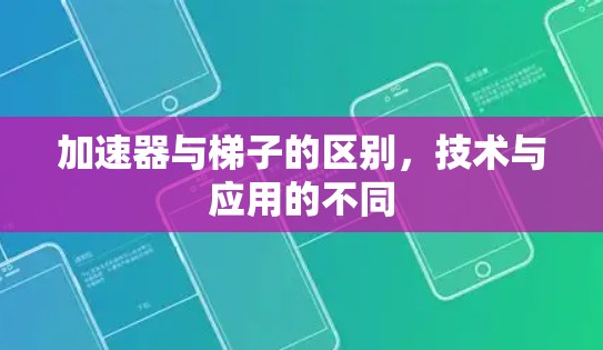 加速器与梯子的区别,技术与应用的不同 加速器与梯子的区别,技术与应用的不同