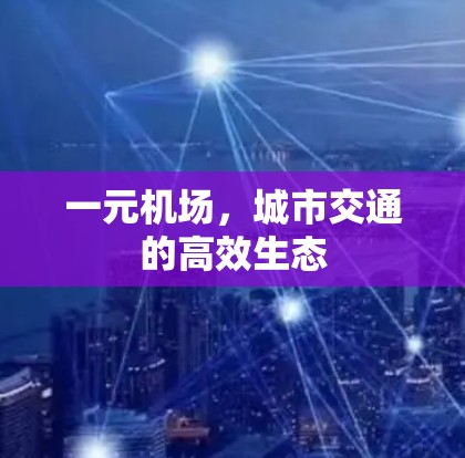 一元机场,城市交通的高效生态 一元机场,城市交通的高效生态