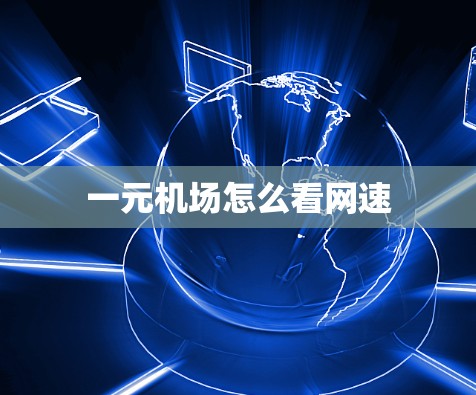 一元机场怎么看网速 一元机场怎么看网速