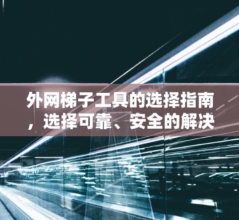 外网梯子工具的选择指南,选择可靠、安全的解决方案 外网梯子工具的选择指南,选择可靠、安全的解决方案