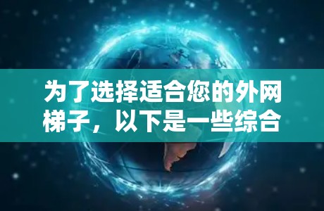 为了选择适合您的外网梯子，以下是一些综合考虑的因素和推荐方案