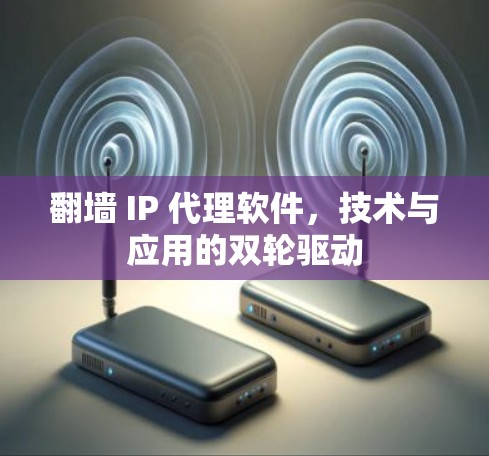 翻墙 IP 代理软件，技术与应用的双轮驱动