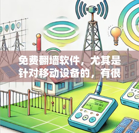 免费翻墙软件，尤其是针对移动设备的，有很多选择，以下是一些推荐，涵盖了功能、适用性和使用建议