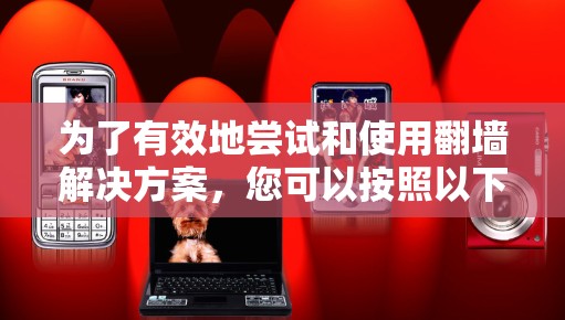 为了有效地尝试和使用翻墙解决方案，您可以按照以下步骤进行